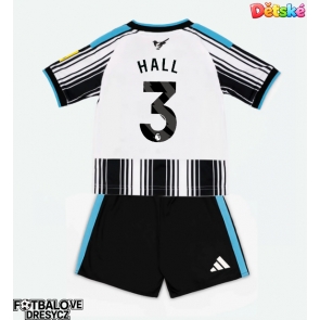 Newcastle United Lewis Hall #3 Dětské Domácí dres komplet 2026-27 Krátký Rukáv (+ trenýrky)